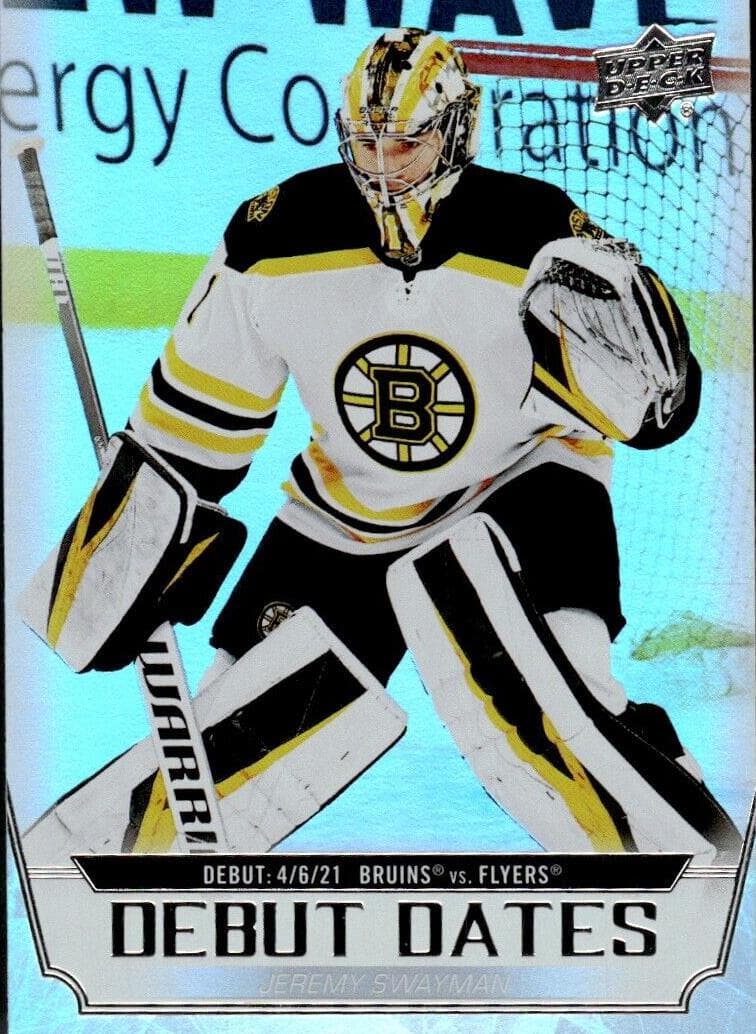 Jeremy Swayman 2022 upper-deck Upper Deck