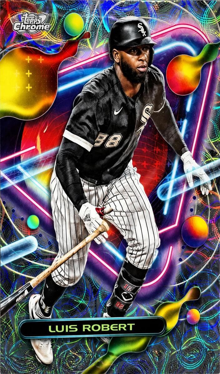 Luis Robert 2023 topps Topps Cosmic Chrome
