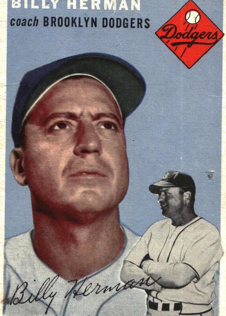 Billy Herman 1954 topps Topps