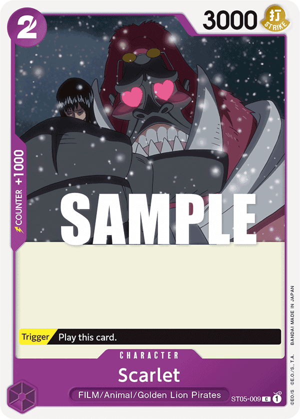 Scarlet 2023 One Piece Starter Deck 5: Film Edition
