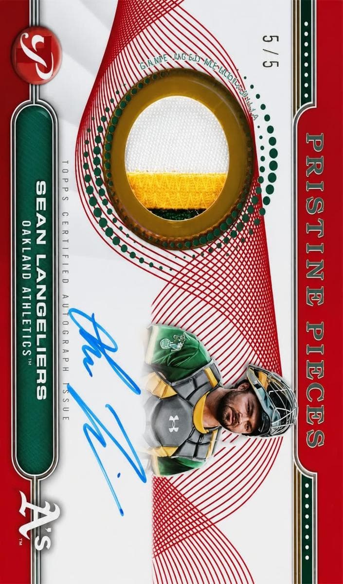 Shea Langeliers 2024 topps Topps Pristine