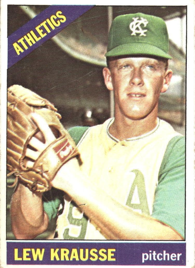 Lew Krausse 1966 topps Topps Venezuelan