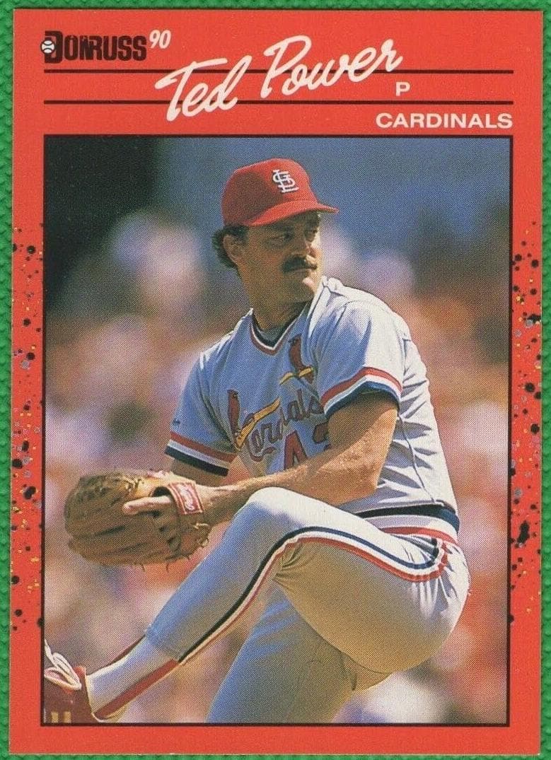Ted Power 1990 panini Donruss