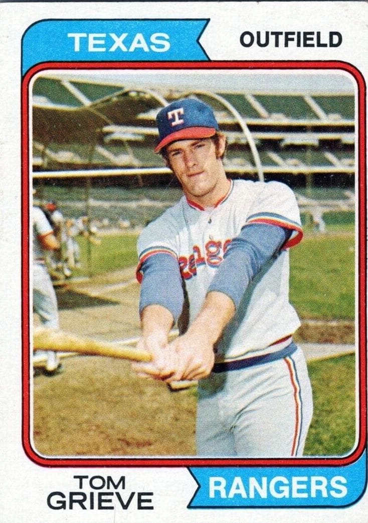 Tom Grieve 1974 topps Topps