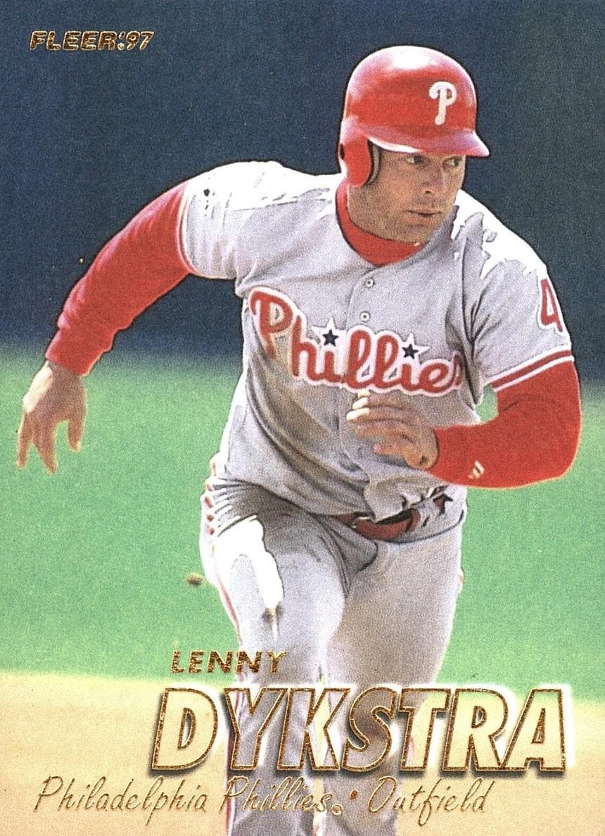 Lenny Dykstra 1997 fleer Fleer
