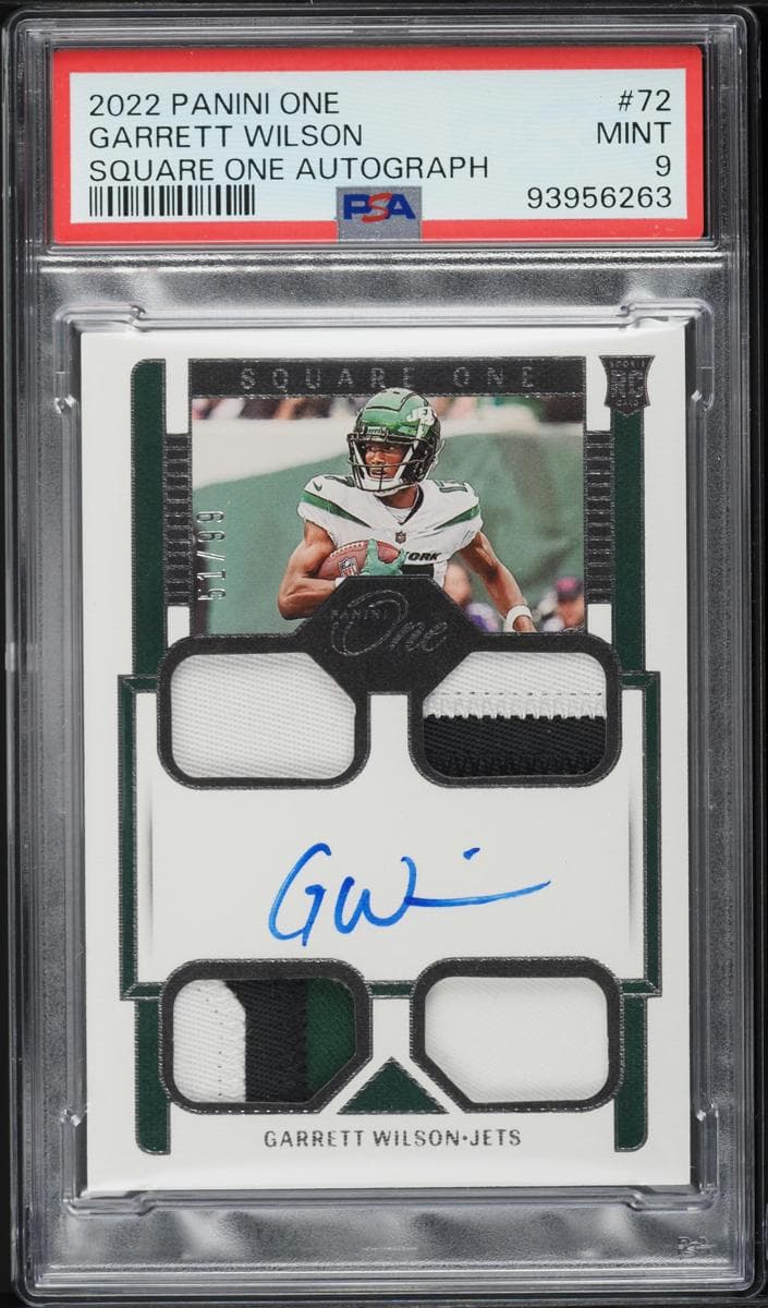 Garrett Wilson 2022 panini