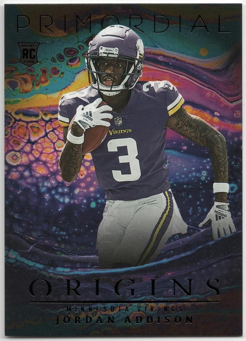 Jordan Addison 2023 panini Origins Primordial