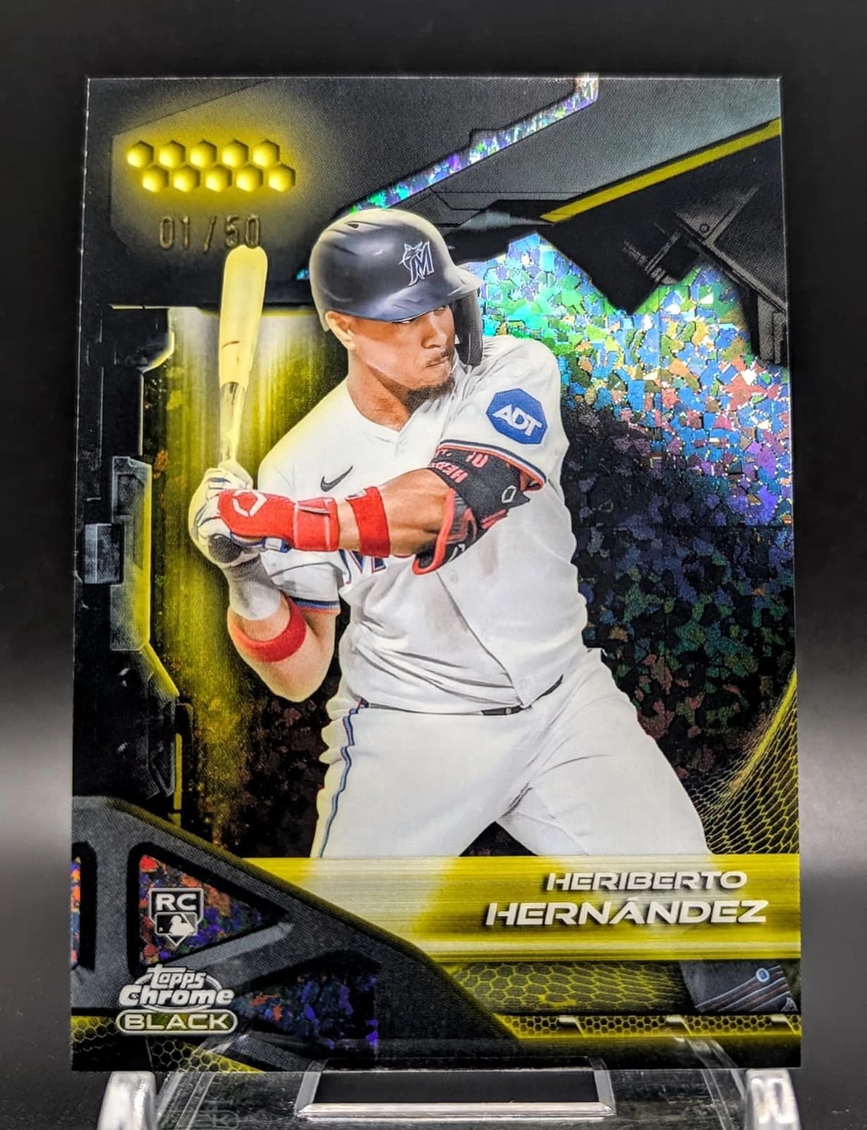 Heriberto Hernandez trading card