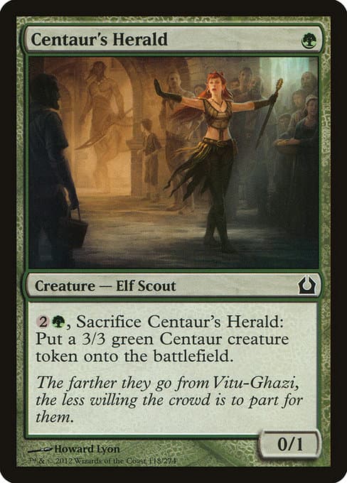 Centaur's Herald 2012 Magic: The Gathering Return to Ravnica