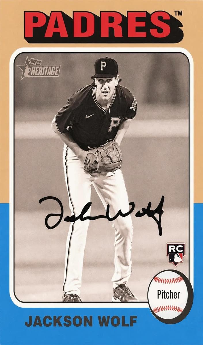 Jackson Wolf trading card