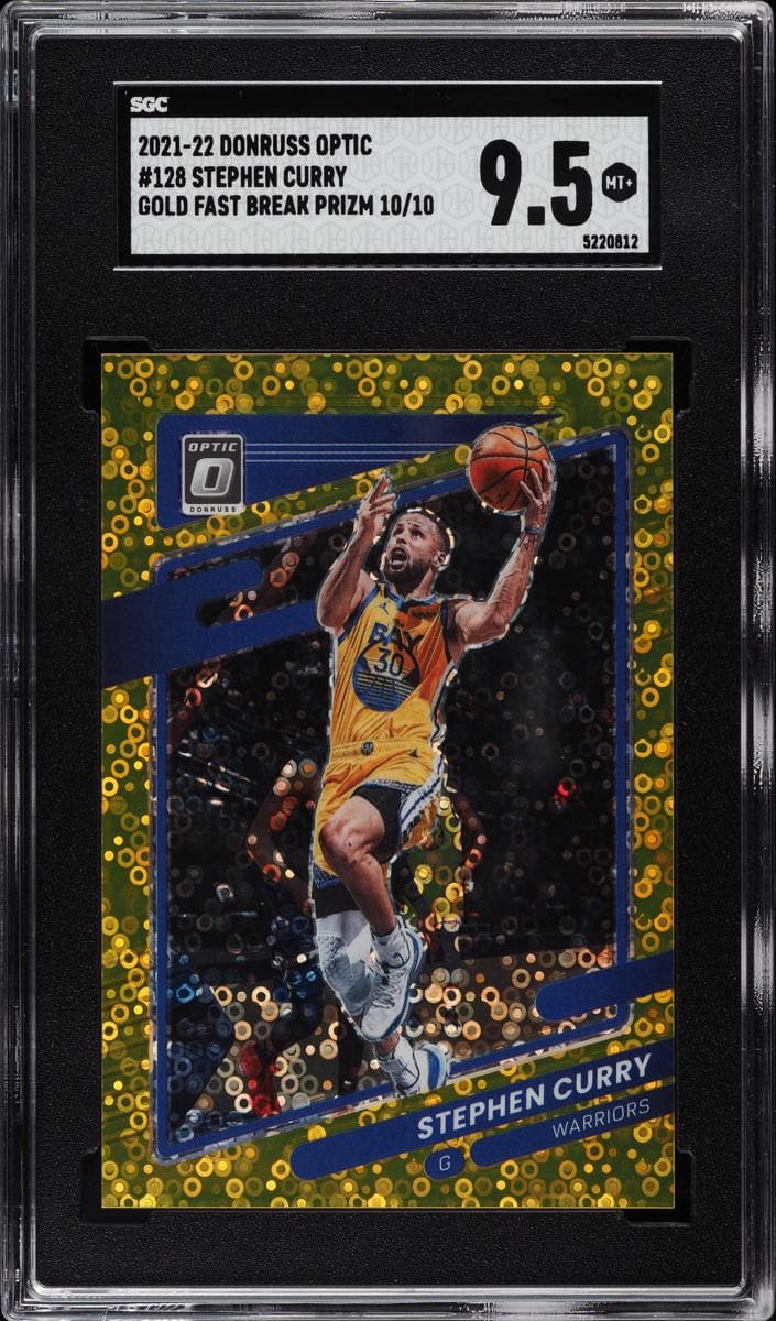 Stephen Curry 2021 panini Donruss Optic