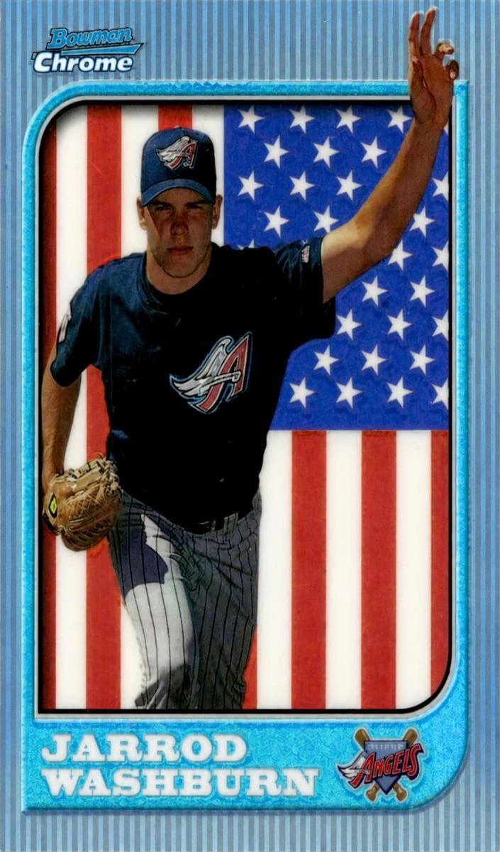 Jarrod Washburn 1997 bowman Chrome