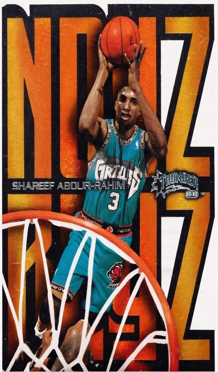 Shareef Abdur-Rahim 1998 skybox