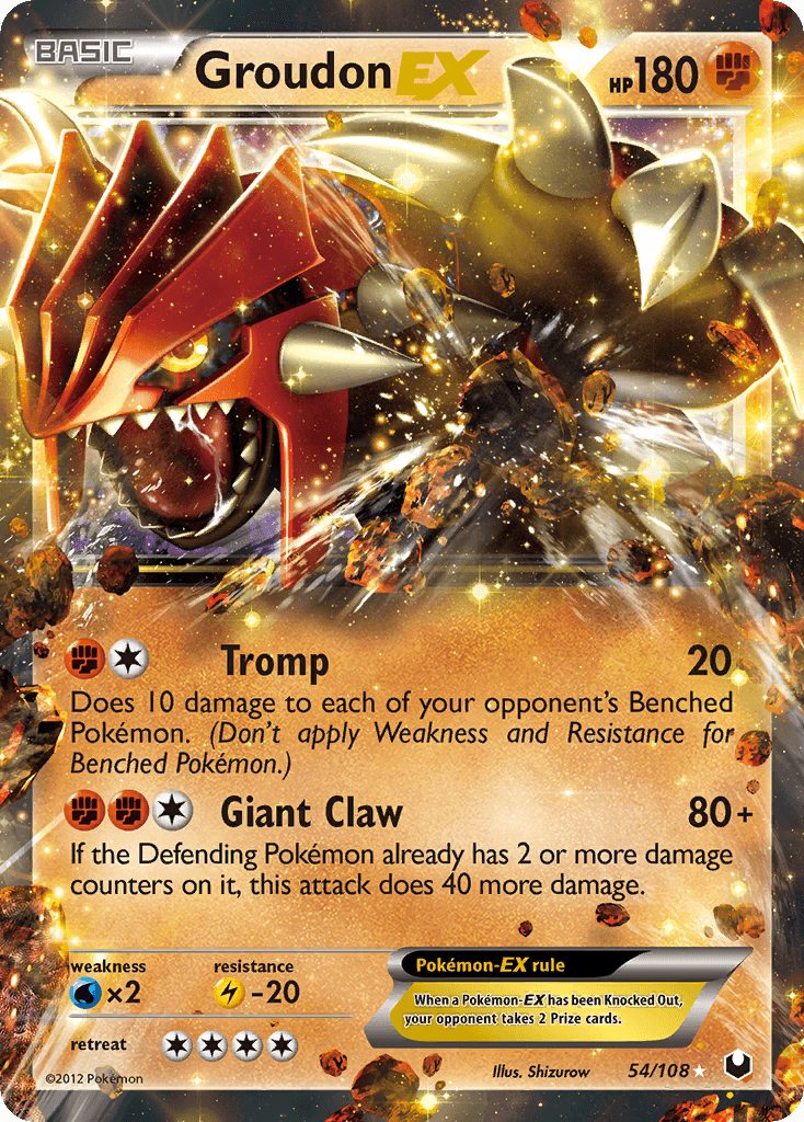 Groudon EX #54