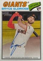 Bryce Eldridge 2026 topps Topps Heritage Real One Autographs