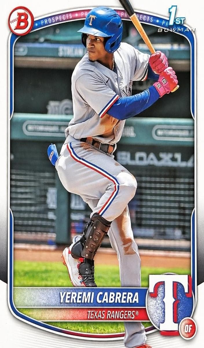 Yeremi Cabrera 2025 bowman Bowman