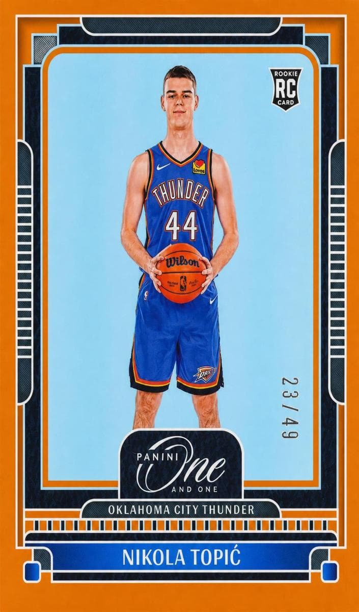 Nikola Topic 2024 panini Panini One and One