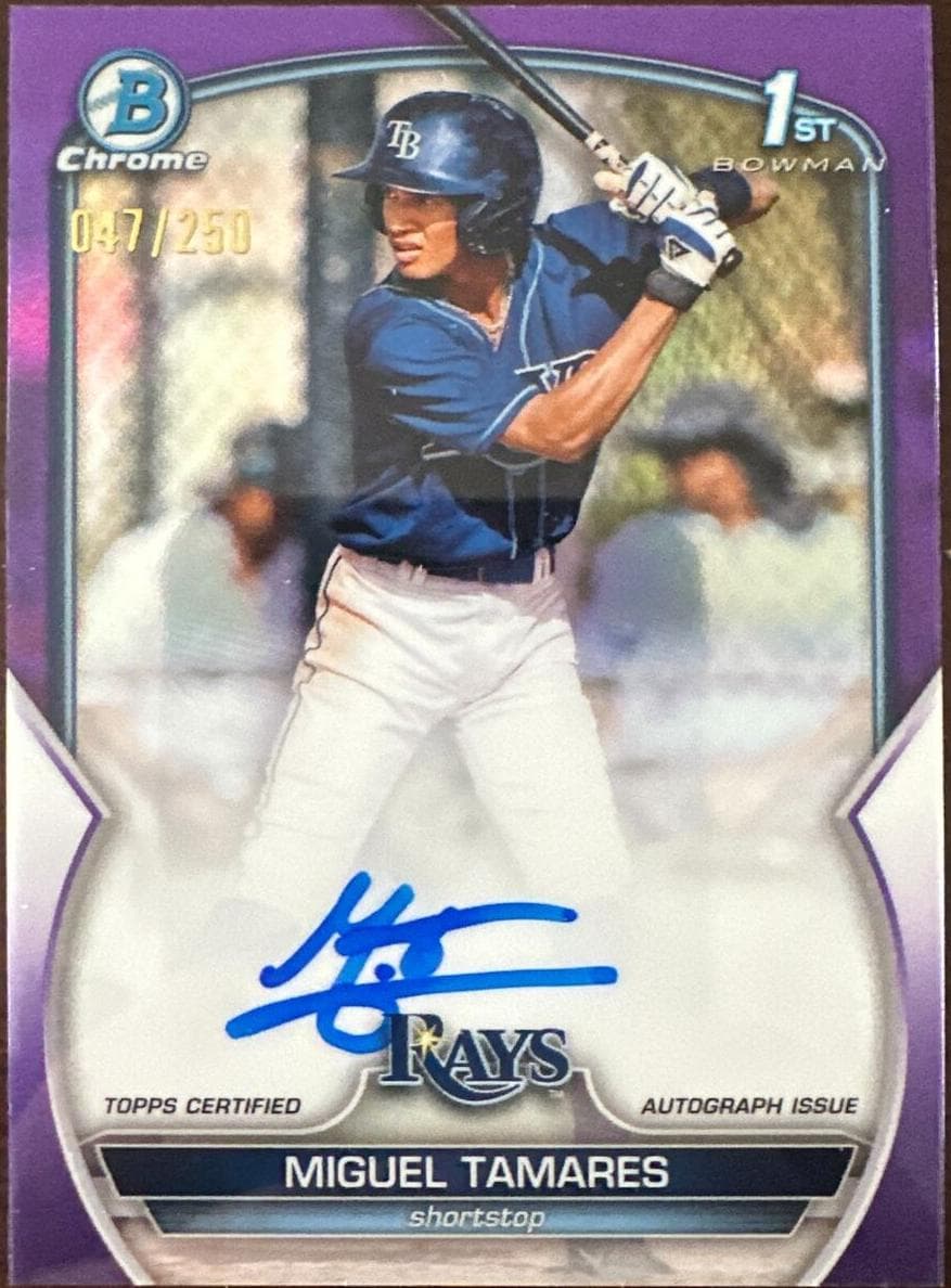 Miguel Tamares 2023 bowman Bowman Chrome