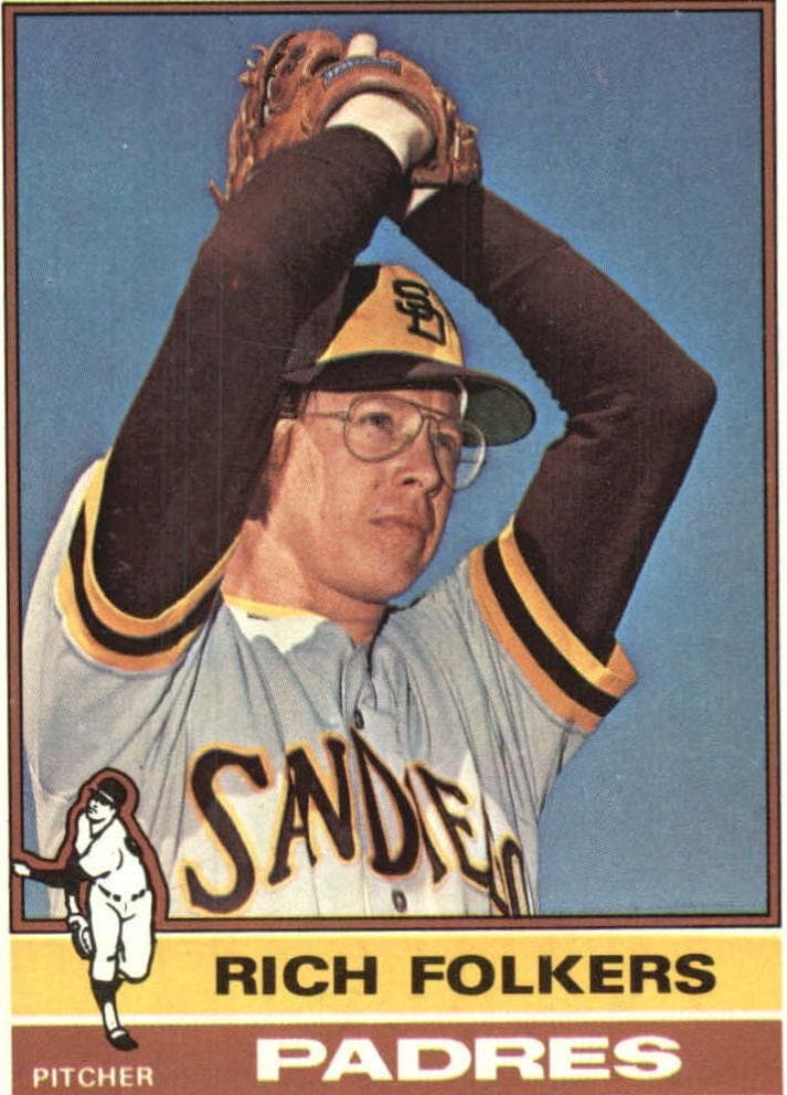 Rich Folkers 1976 topps Topps