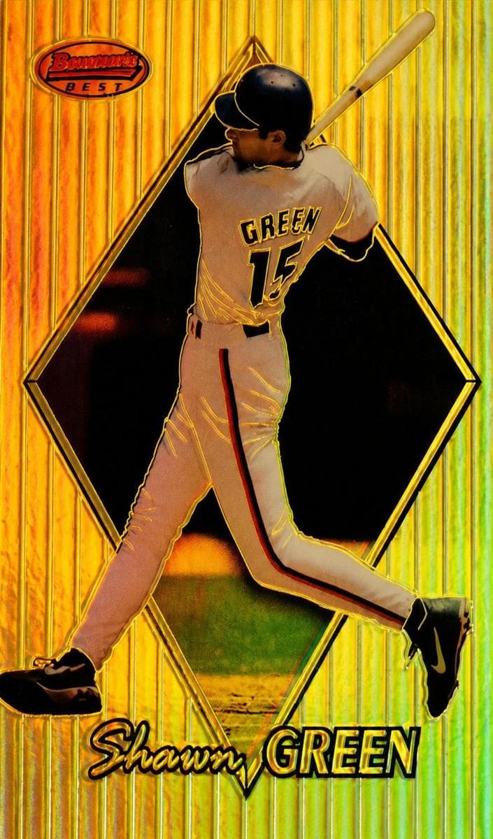 Shawn Green 1999 bowman Bowman's Best