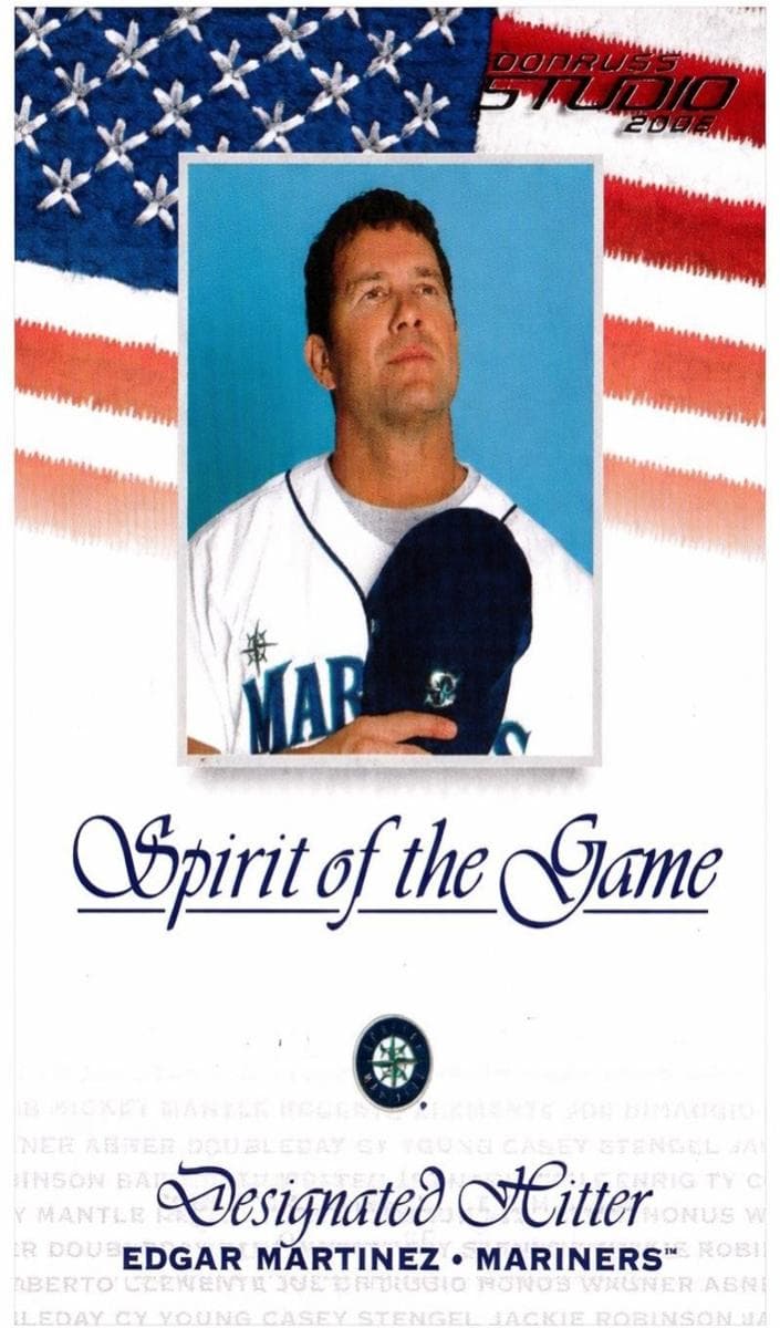 Edgar Martinez 2002 panini Donruss Studio