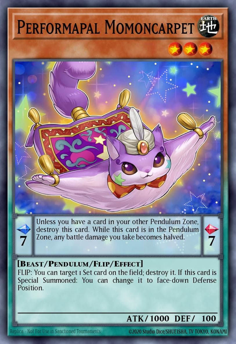 Performapal Momoncarpet #YS16-EN004