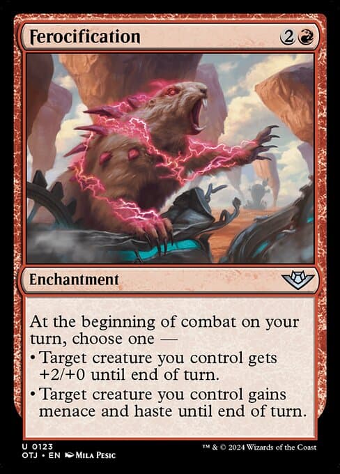 Ferocification 2024 Magic: The Gathering Outlaws of Thunder Junction