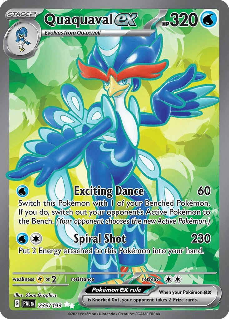 Quaquaval ex 2023 Pokemon