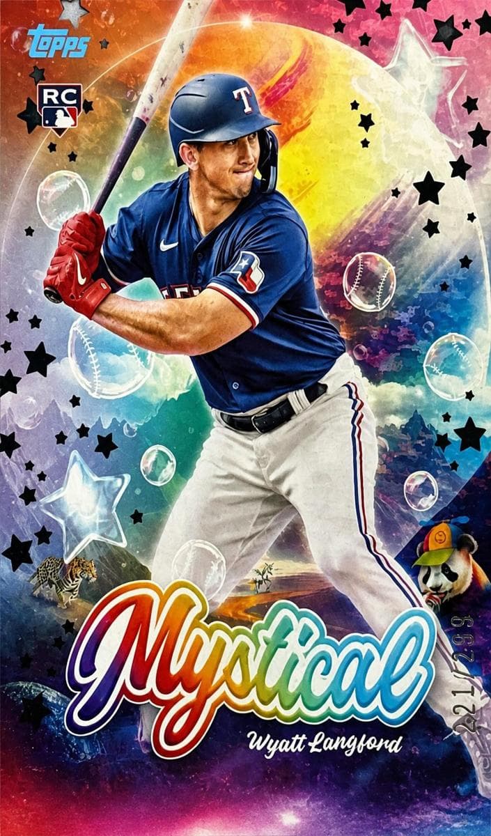 Wyatt Langford 2024 topps Topps Update