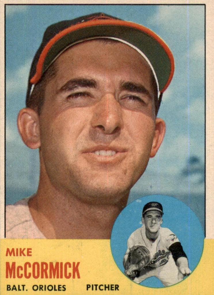 Mike McCormick 1963 topps Topps