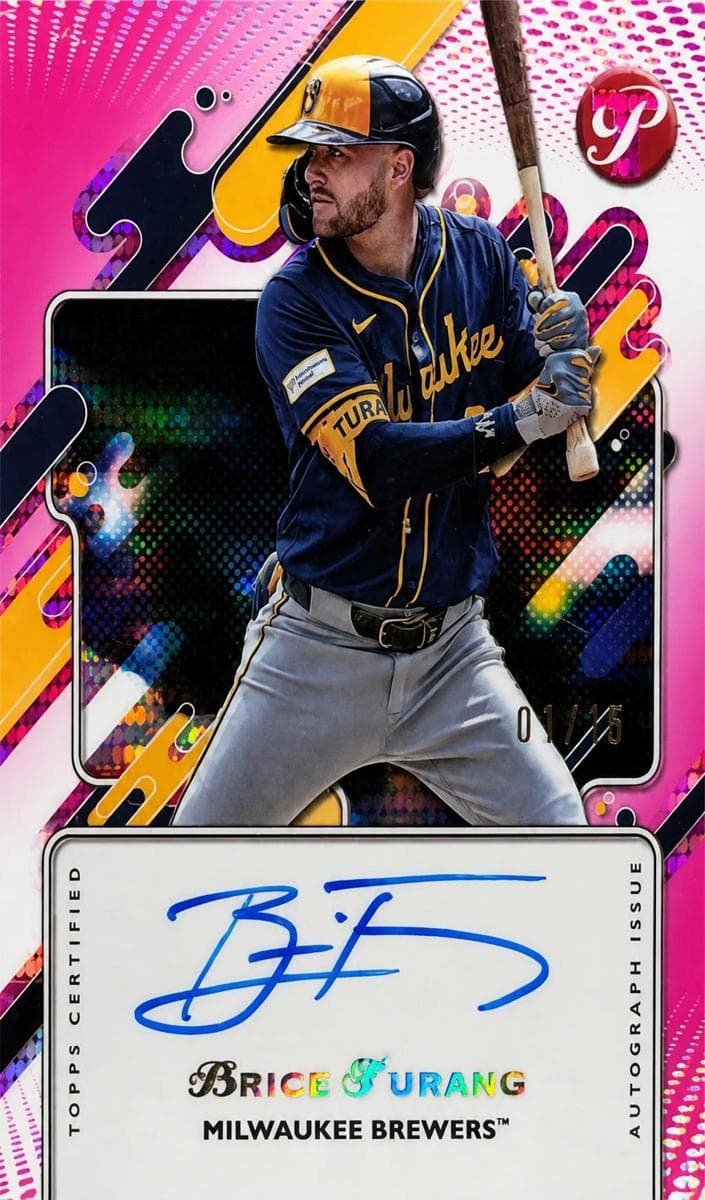 Brice Turang 2025 topps Topps Pristine