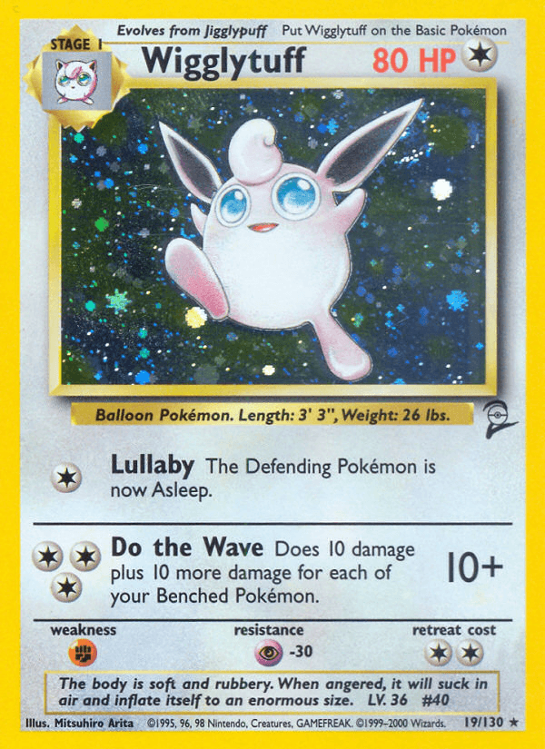 Wigglytuff 2000 Pokemon Base Set 2 1999-2000