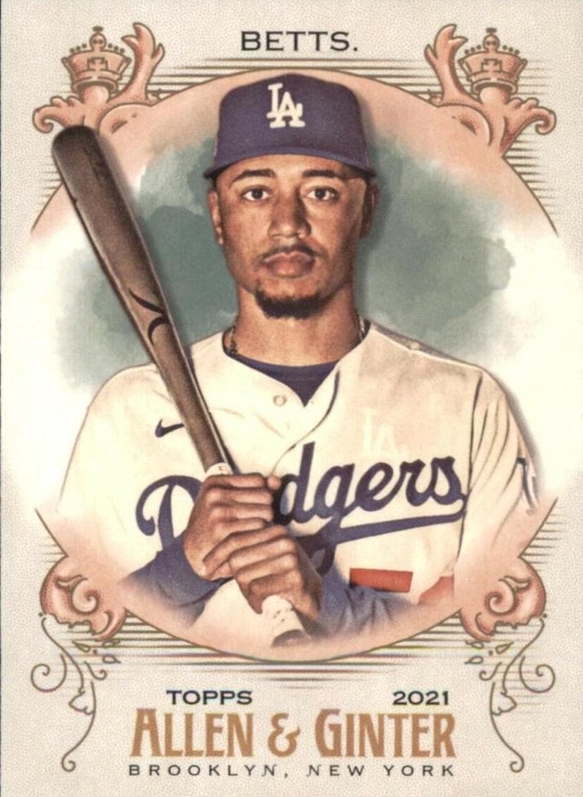 Mookie Betts 2021 topps Topps Allen & Ginter