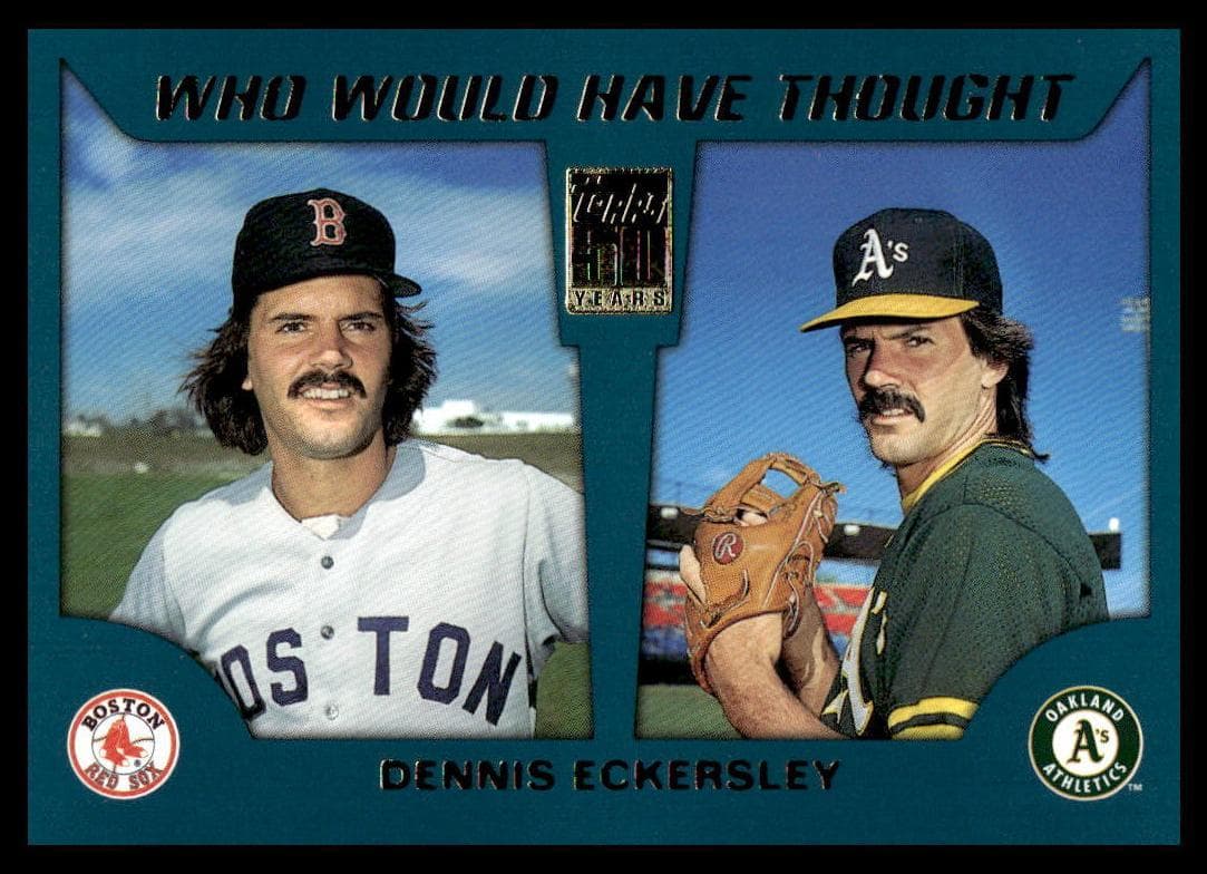 Dennis Eckersley 2001 topps Topps Traded & Rookies