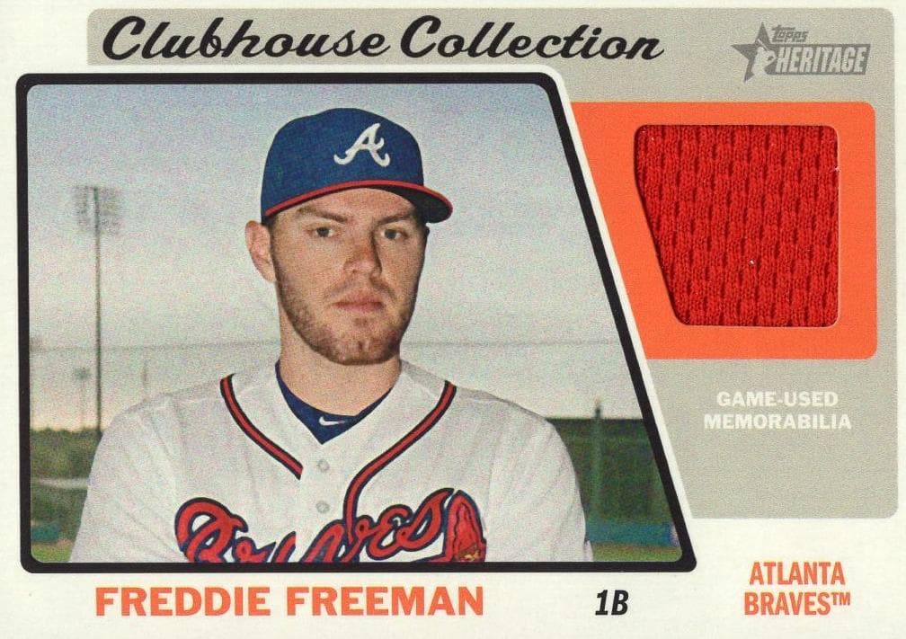 Freddie Freeman 2015 topps Topps Heritage