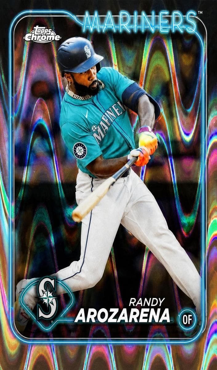 Randy Arozarena 2024 topps Topps Chrome Update