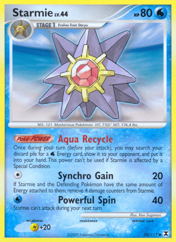Starmie 2009 Pokemon Rising Rivals
