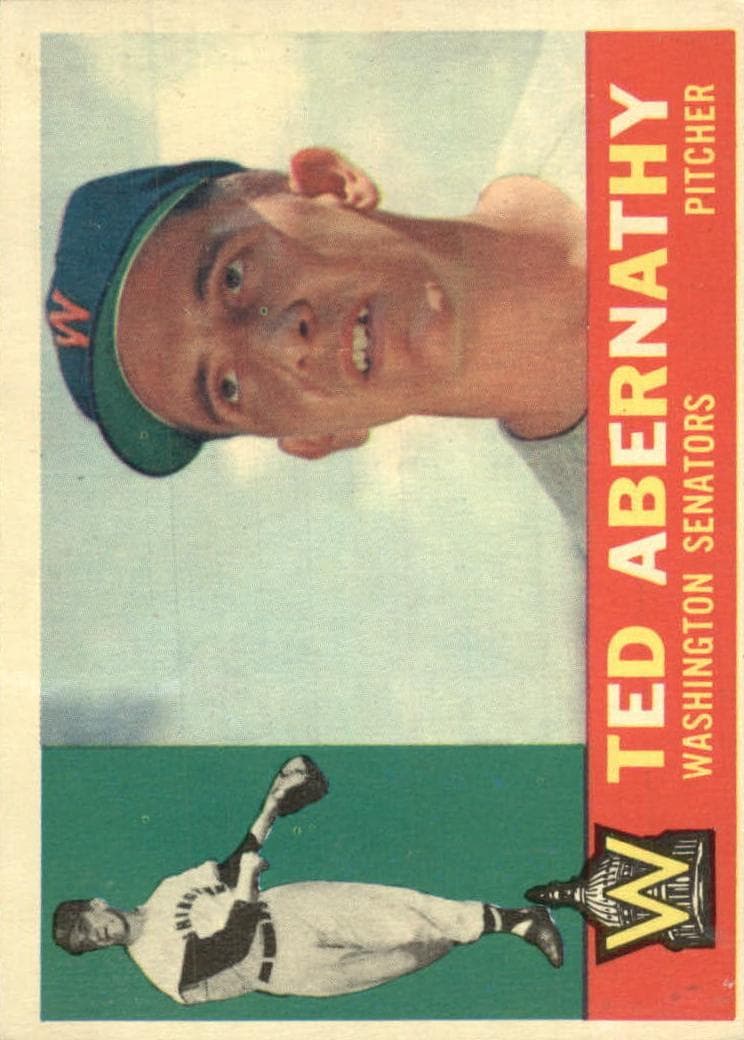Ted Abernathy 1960 topps Topps