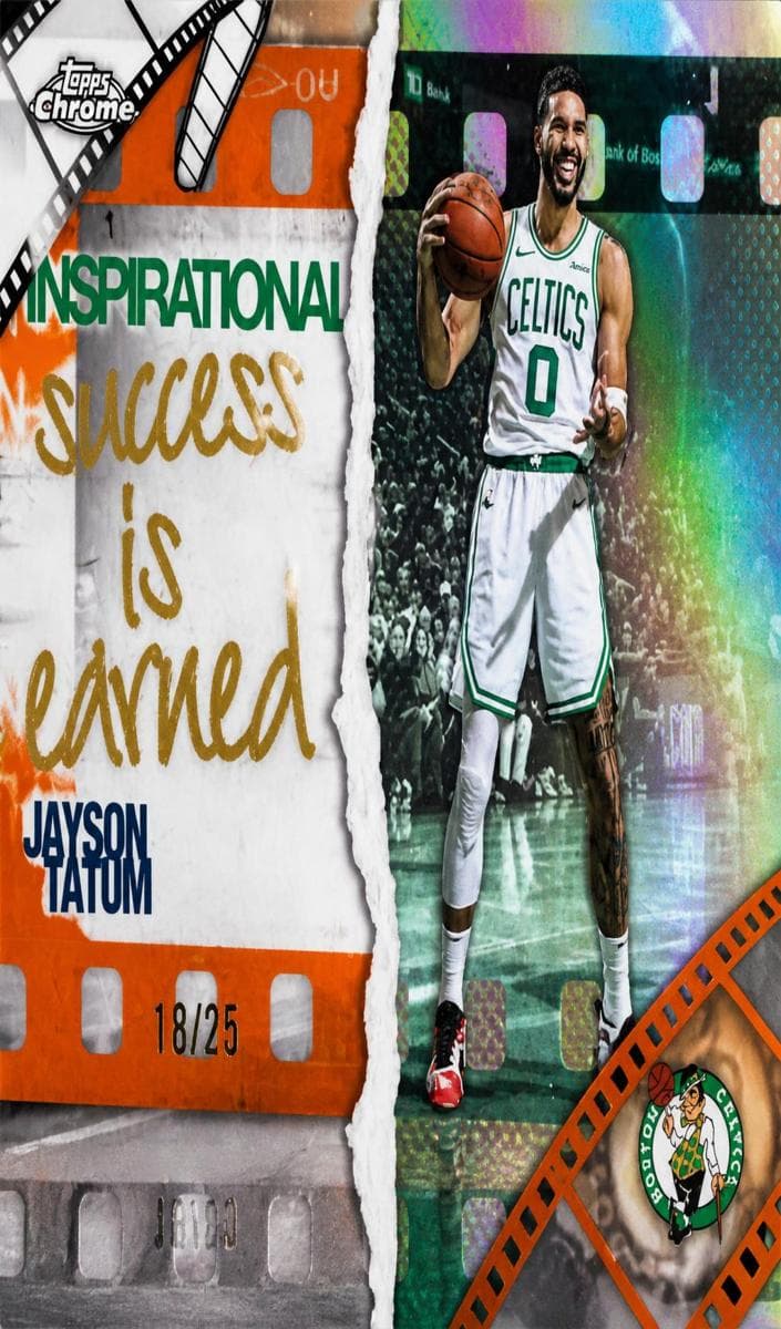 Jayson Tatum 2025 topps Topps Chrome