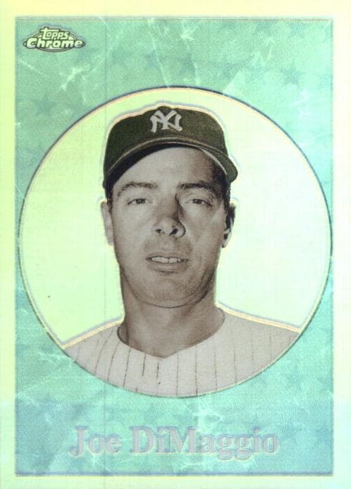 Joe DiMaggio 2001 topps Topps Chrome