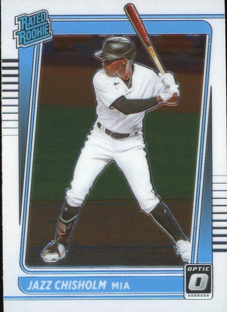 Jazz Chisholm 2021 panini Donruss Optic