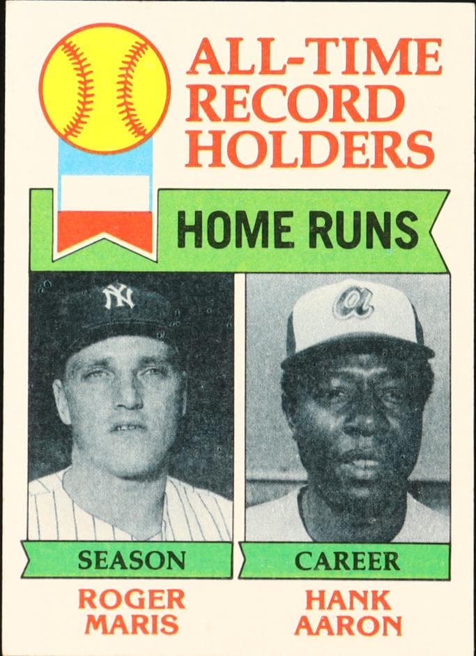 All-Time Record Holders: Home Runs (Roger Maris / Hank Aaron) #413