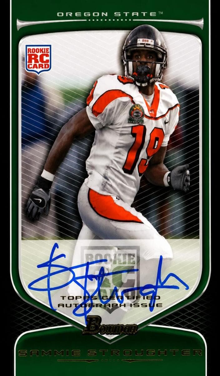 Sammie Stroughter 2009 bowman Bowman Draft Picks