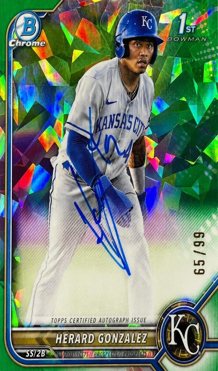 Herard Gonzalez trading card