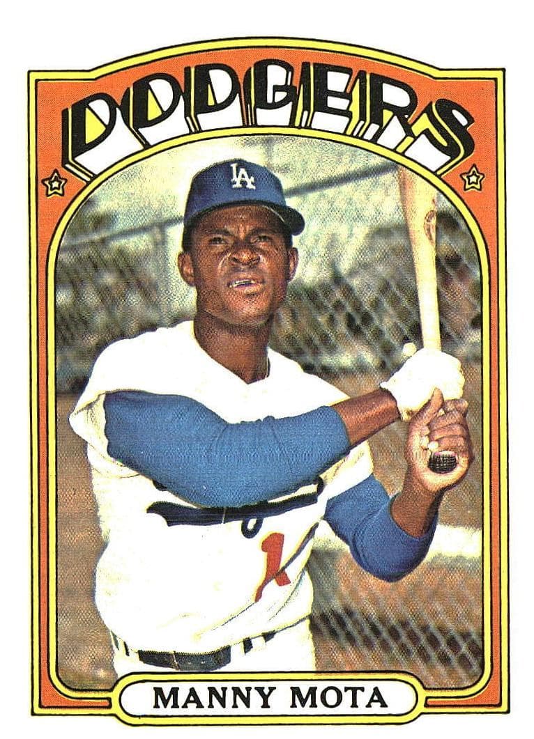 Manny Mota 1972 topps Topps