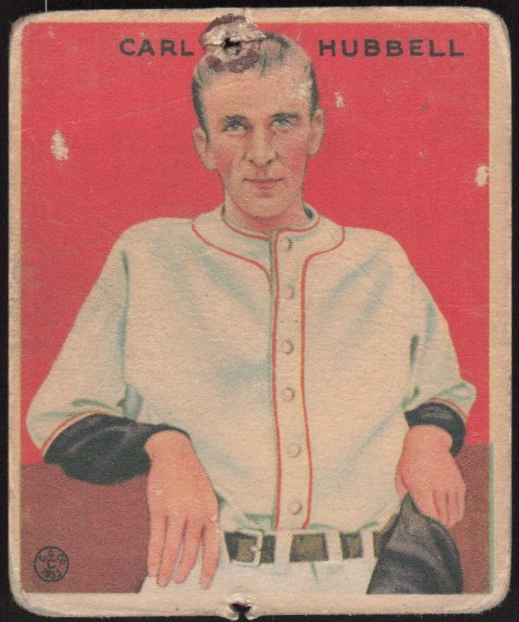 Carl Hubbell 1933 unknown Goudey