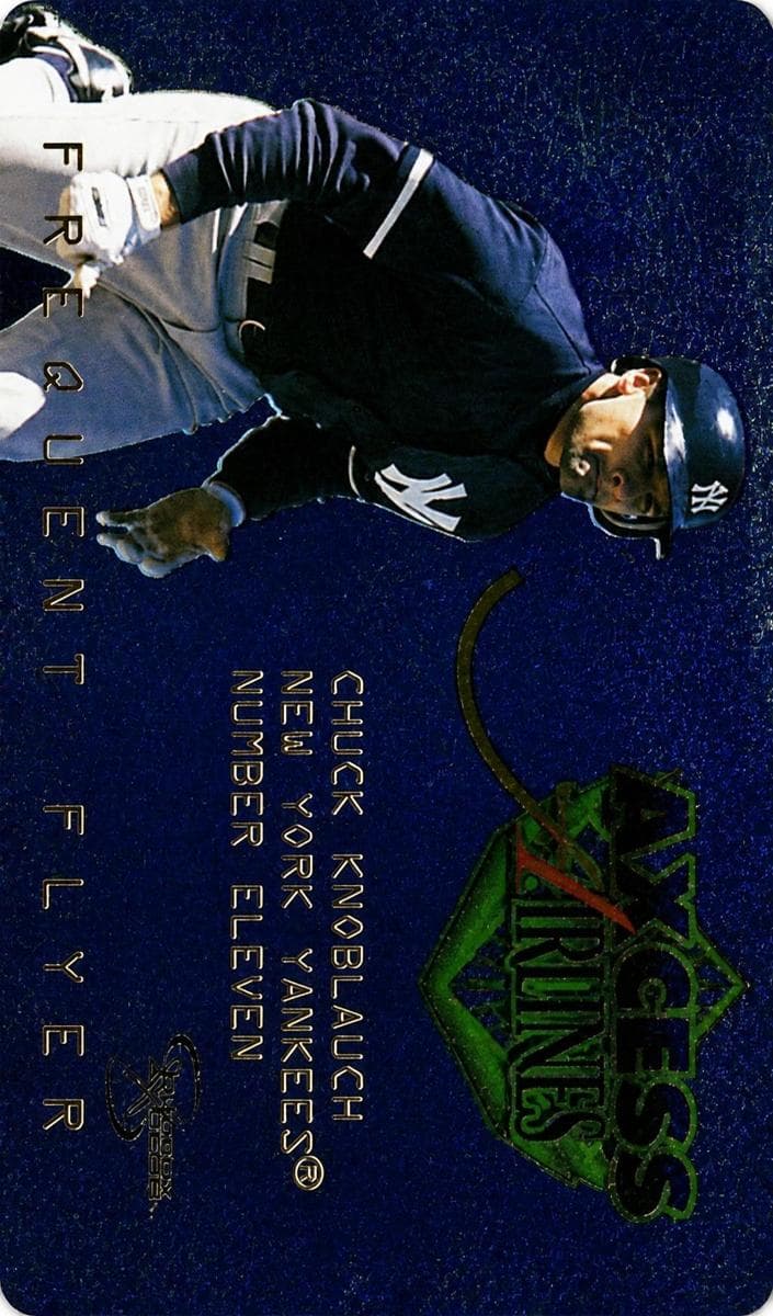 Chuck Knoblauch 1998 skybox Dugout Axcess
