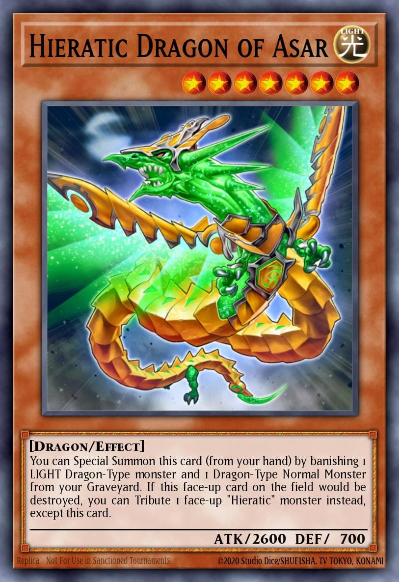 Hieratic Dragon of Asar #GAOV-EN024