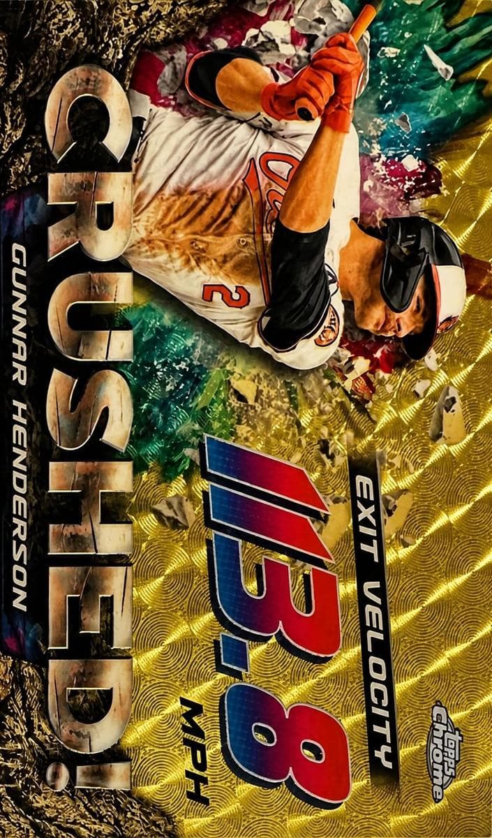 Gunnar Henderson 2024 topps Topps Chrome Update