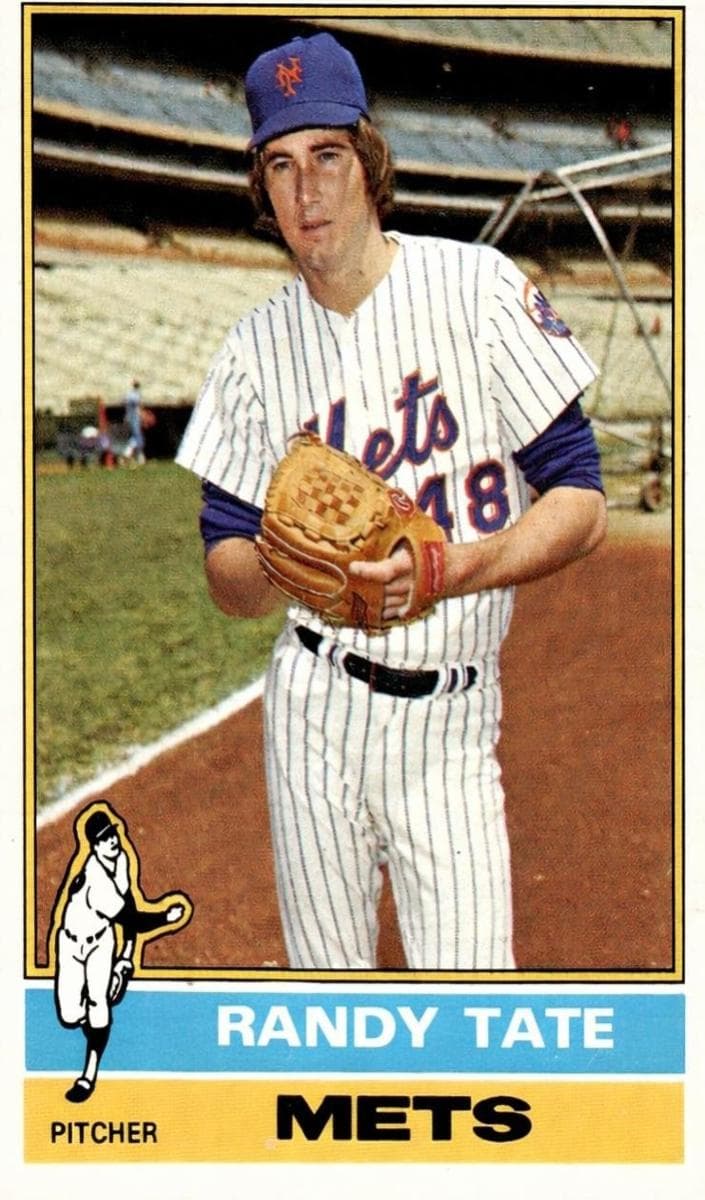 Randy Tate 1976 topps O-Pee-Chee